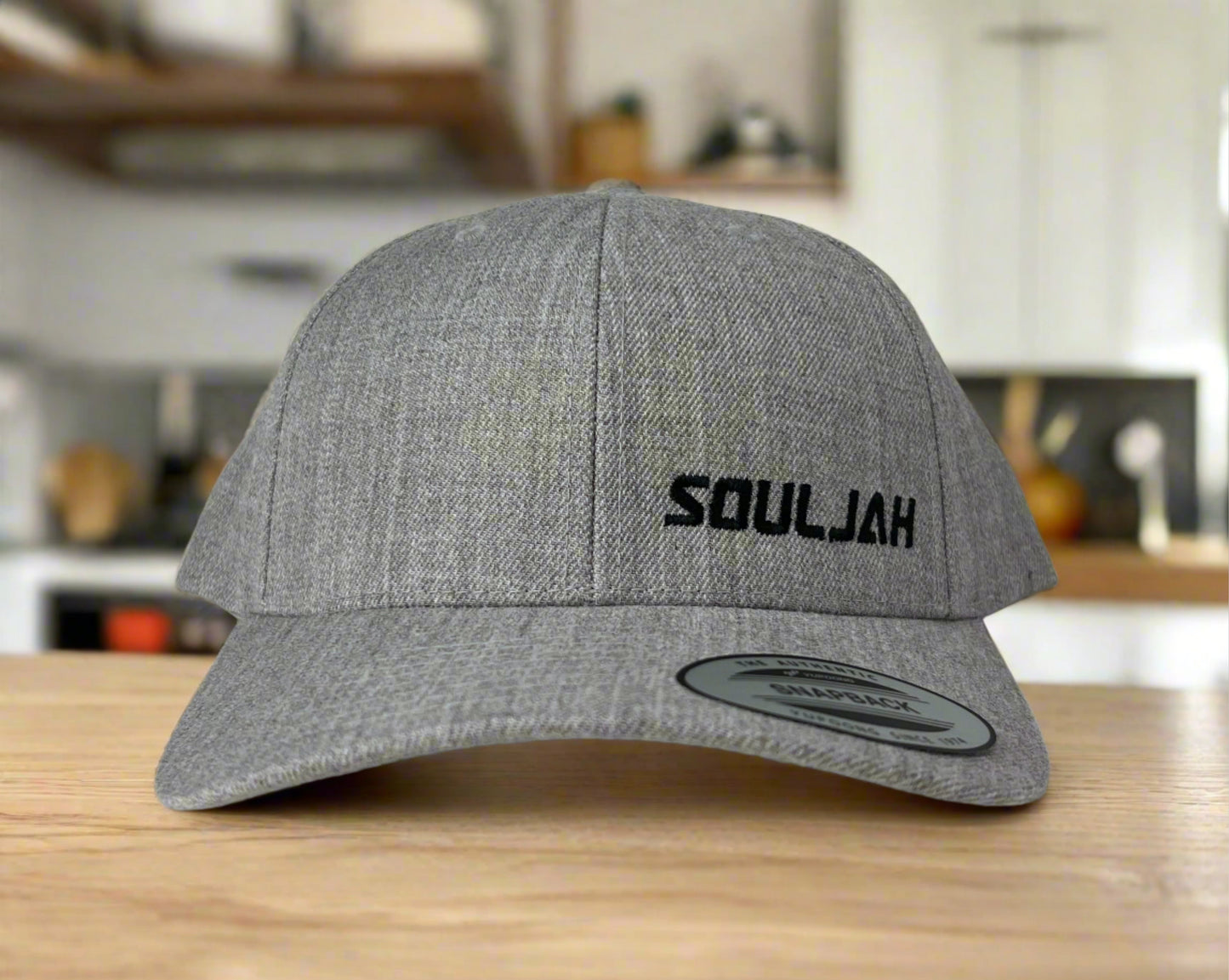 SOULJAH SNAPBACK HAT - GRAY