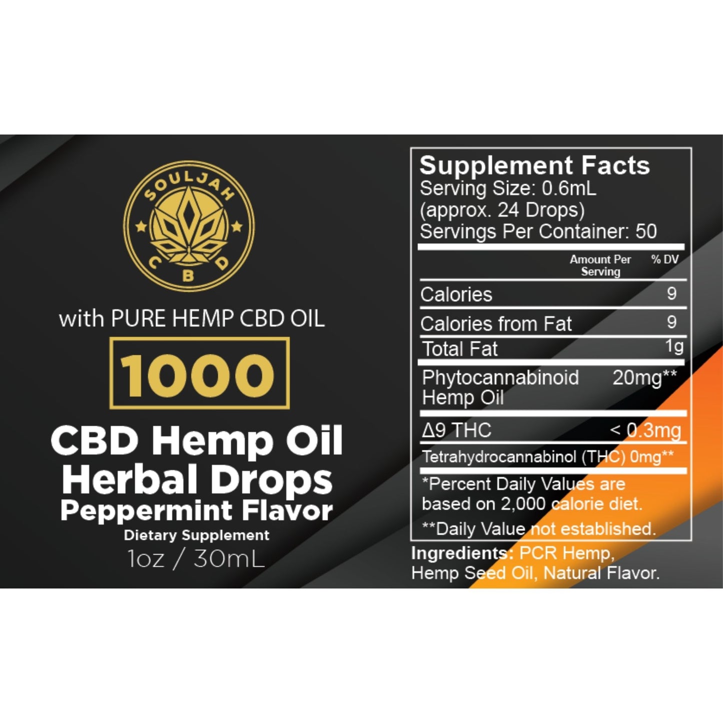 1000mg CBD Full Spectrum Hemp Oil Tincture